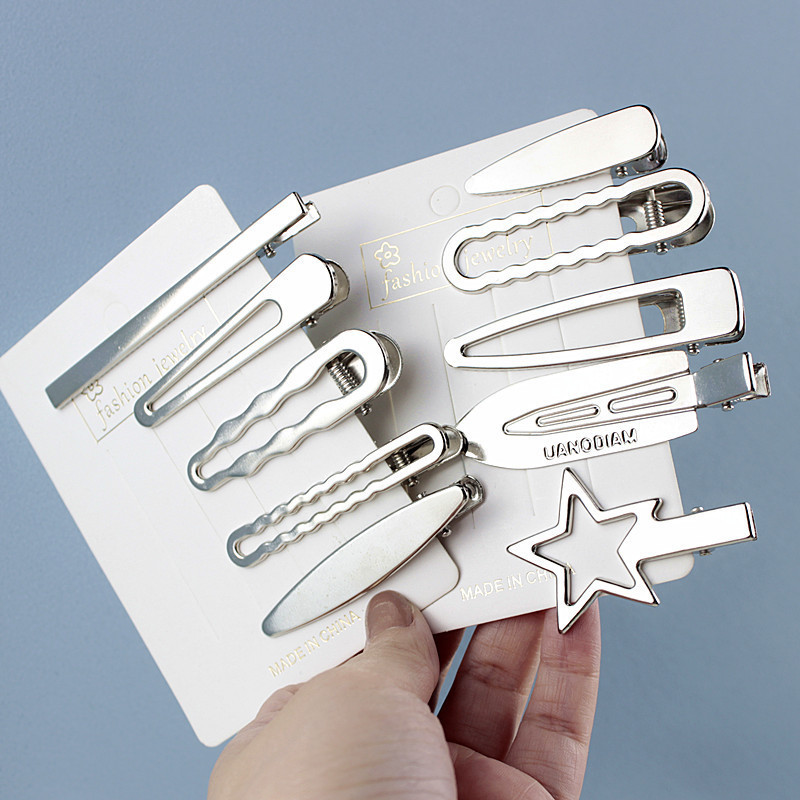 Y2g hairpin metal sweet cool bangs hairpin makeup hair accessories forehead broken hairpin simple clip 2023 new female Y2g hairpin metal sweet cool bangs hairpin makeup hair accessories forehead broken hairpin simple clip 2023 new female