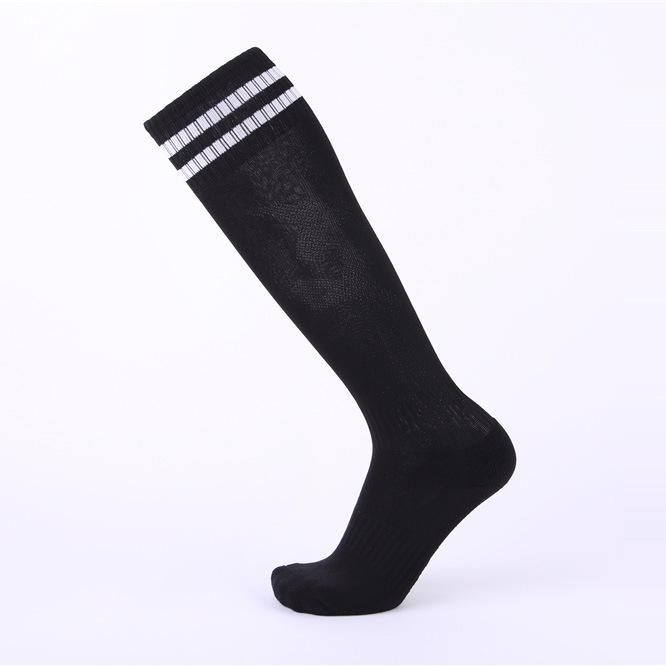 Calcetines de fútbol sobre la rodilla de color sólido personalizados Calcetines para adultos, niños de escuela primaria, calcetines deportivos con fondo de toalla gruesa, calcetines de béisbol