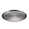 Qinle Korean stainless steel plate golden tray western plate grilled meat plate cake dessert fruit disc buffet disk