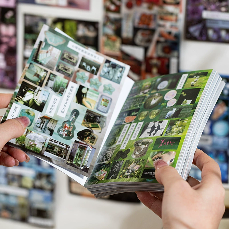 Языковая пленка для разреза и наклейки бумажная книга Лю Сюй Вэй Мэн серии