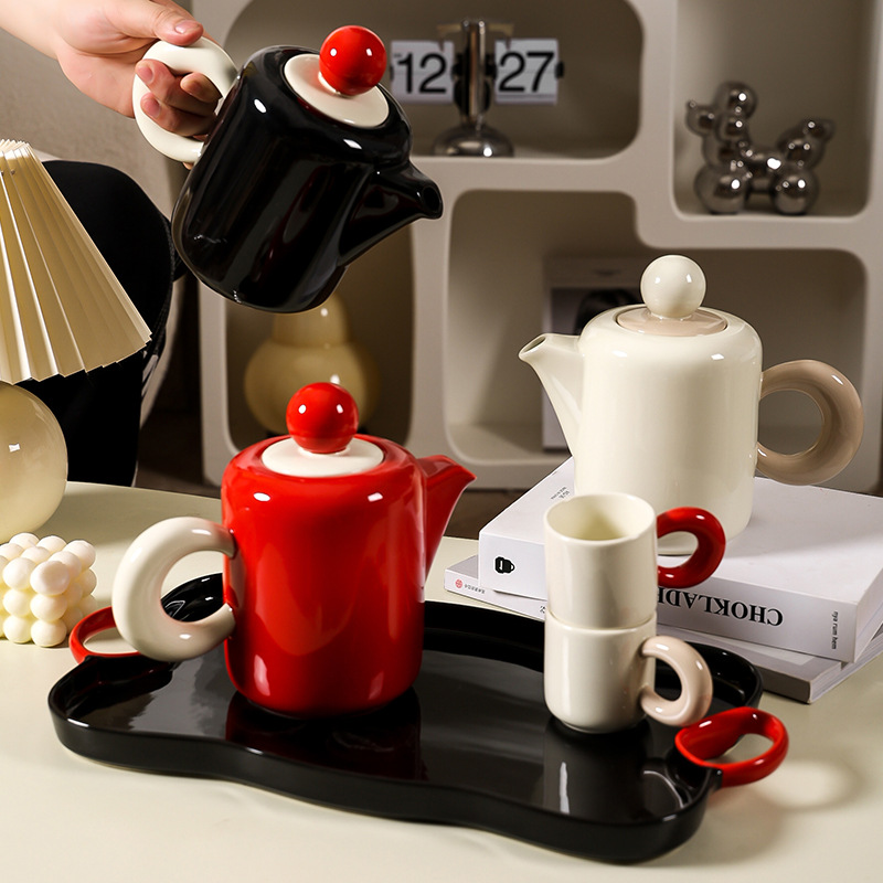 Fábrica directa de acuario de cerámica conjunto de tazas de agua de sala de estar caseras de alto valor de marca de tazas caja de regalo de mudanza de casa