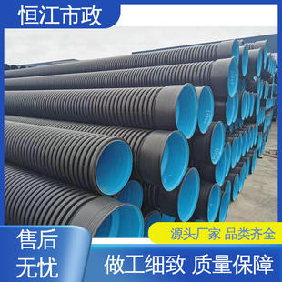 Sufficient Inventory of Threaded Large-Diameter Double-Wall Corrugated Pipes from the Source Factory, Underground Sewage Pipe Hose Pe
