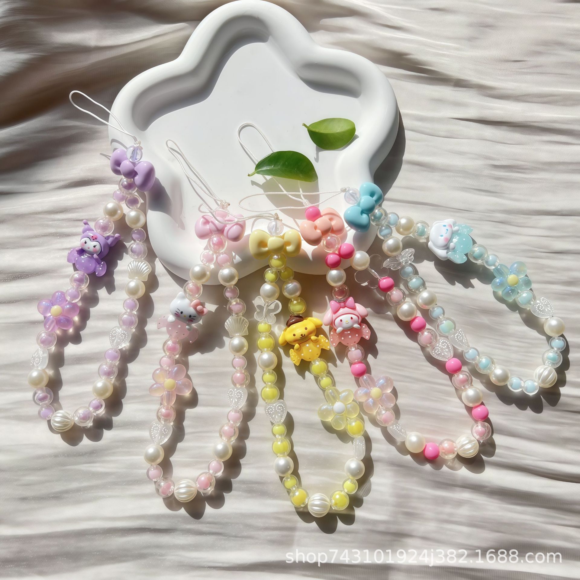 爆款小清新库洛米饰品挂件爱心韩式创意手机壳挂饰个性百搭防丢失