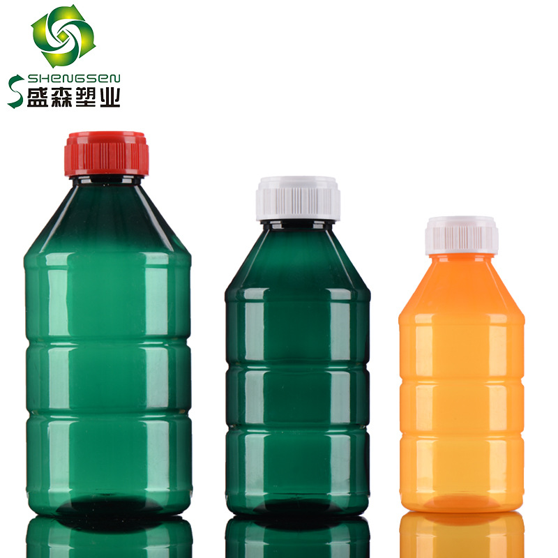 500mlPET农药除草剂塑料瓶 500毫升聚酯透明塑料瓶 0.5公斤肥料瓶