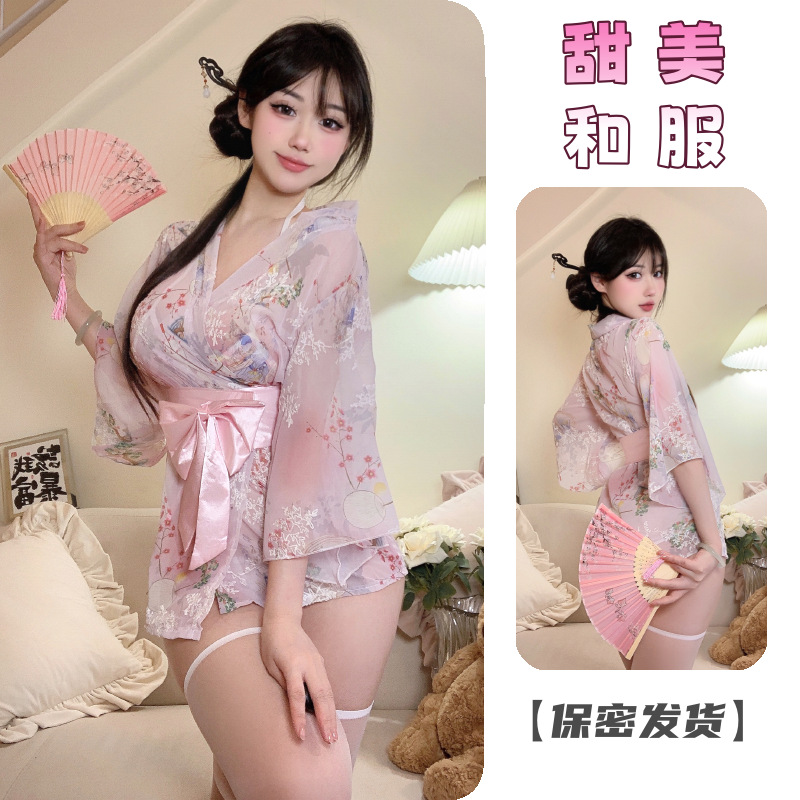 Sexy Underwear Japanese Style Uniform 2024 New Temptation Dress Pure Desire Pajamas Dating Gown Bed 7053