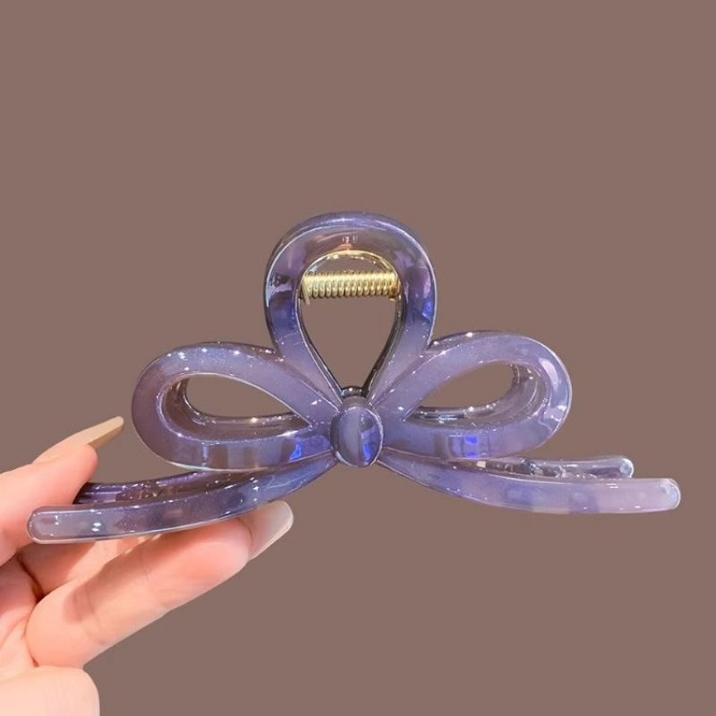 2025 New Mermaid Fantasy Bow Large Hair Clip for Women, Back of the Head Hair Bun Shark Clip, No Yiwu 2025 New Mermaid Fantasy Bow Large Hair Clip for Women, Back of the Head Hair Bun Shark Clip, No Yiwu