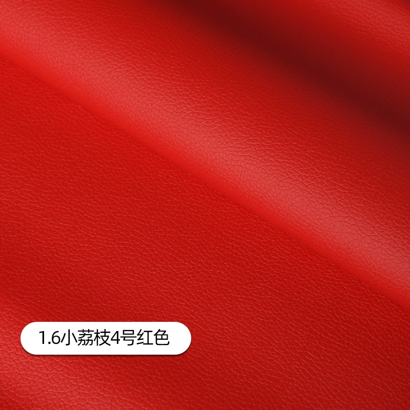 Litchi pattern leather surface 1.6 width small pebble pattern artificial leather self-adhesive sofa repair subsidy refurbished leather material