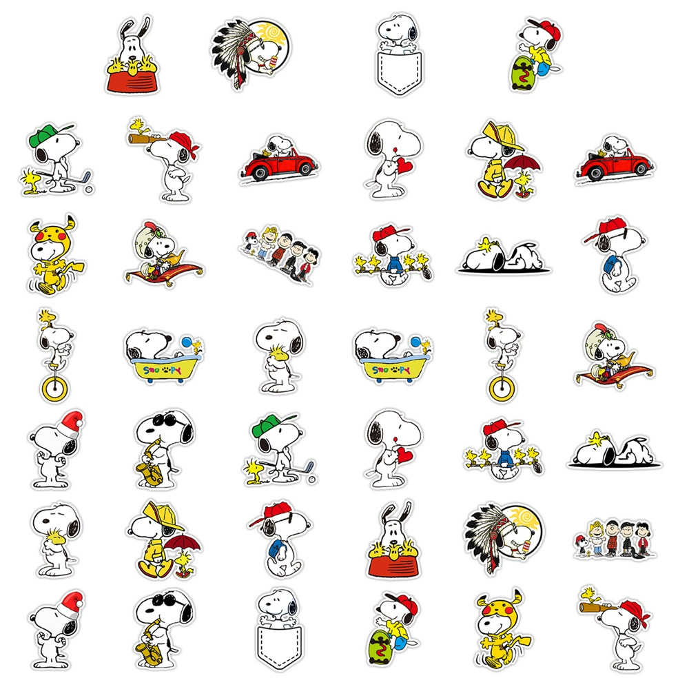 Nuby, Snoopy, (торговля через границу), милая канцелярия, ноутбук, наклейка, 40