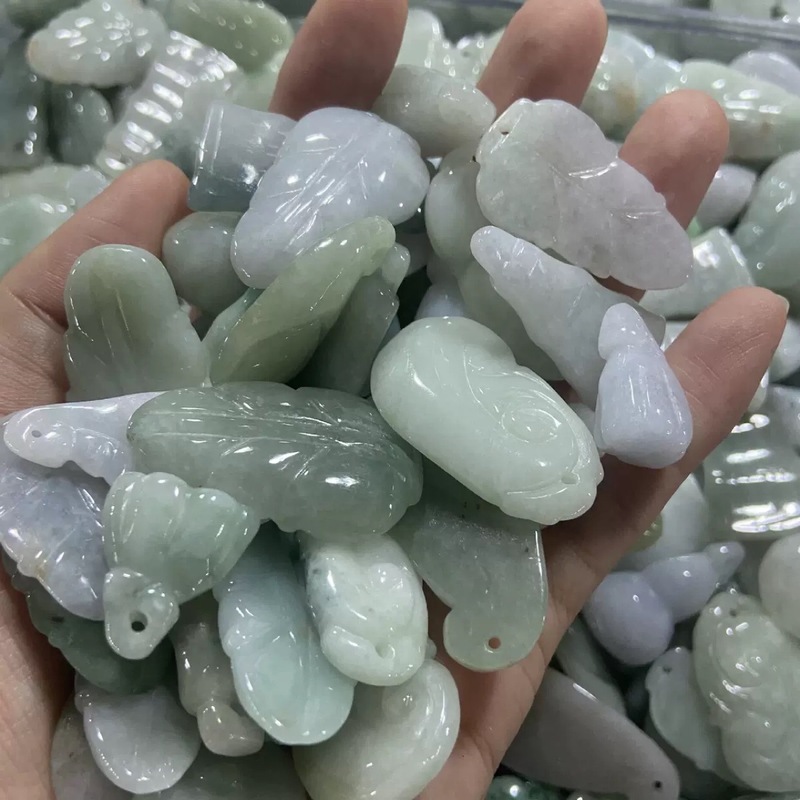 ビルマA級翡翠花雑貨ブレスレット翡翠翡翠工芸品生放送展示会ギフト|undefined