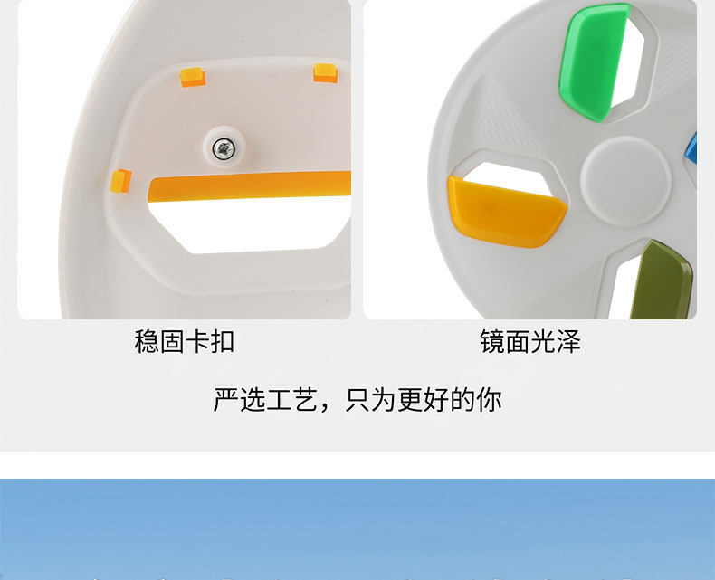 10inch Colorful Wheel Hub Covers Suitable for Electric Tricycles and Full-Cab Mobility Scooters, with Snap-On Installation and Dustproof Protective Cover