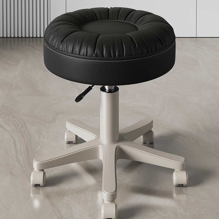 taburete pequeño elevable para el hogar móvil pequeño taburete de manicuría silla giratoria taburete de belleza