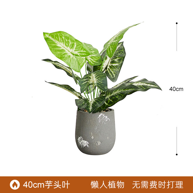 Planta verde artificial bonsai interior gran planta decoración fábrica al por mayor paraíso pájaro plátano decoración paisaje bonsai image 41