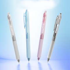 Dianshi 文具プレスゲルペン 0.5 ミリメートルダブルビーズペンヘッドミュートイン学生用品メーカー卸売 0163