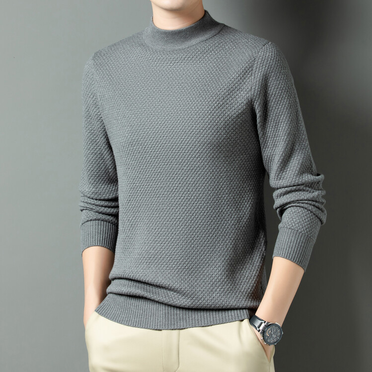 Con lana transfronteriza para hombres nuevos pullover casuales de moda caliente suéter de hombre