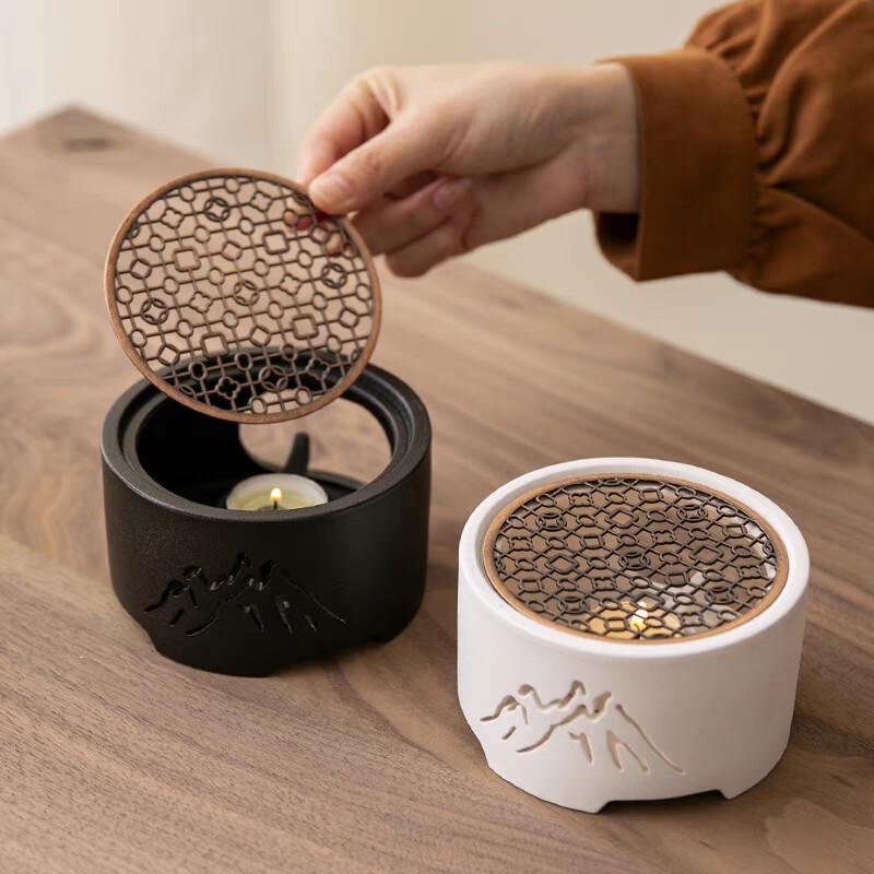 Japanese-Style Candle Tea Stove Set Teapot Warming Stove Base Fire Roasted Orange Stove Hot Tea Warming Tea Heating Stove Japanese-Style Candle Tea Stove Set Teapot Warming Stove Base Fire Roasted Orange Stove Hot Tea Warming Tea Heating Stove