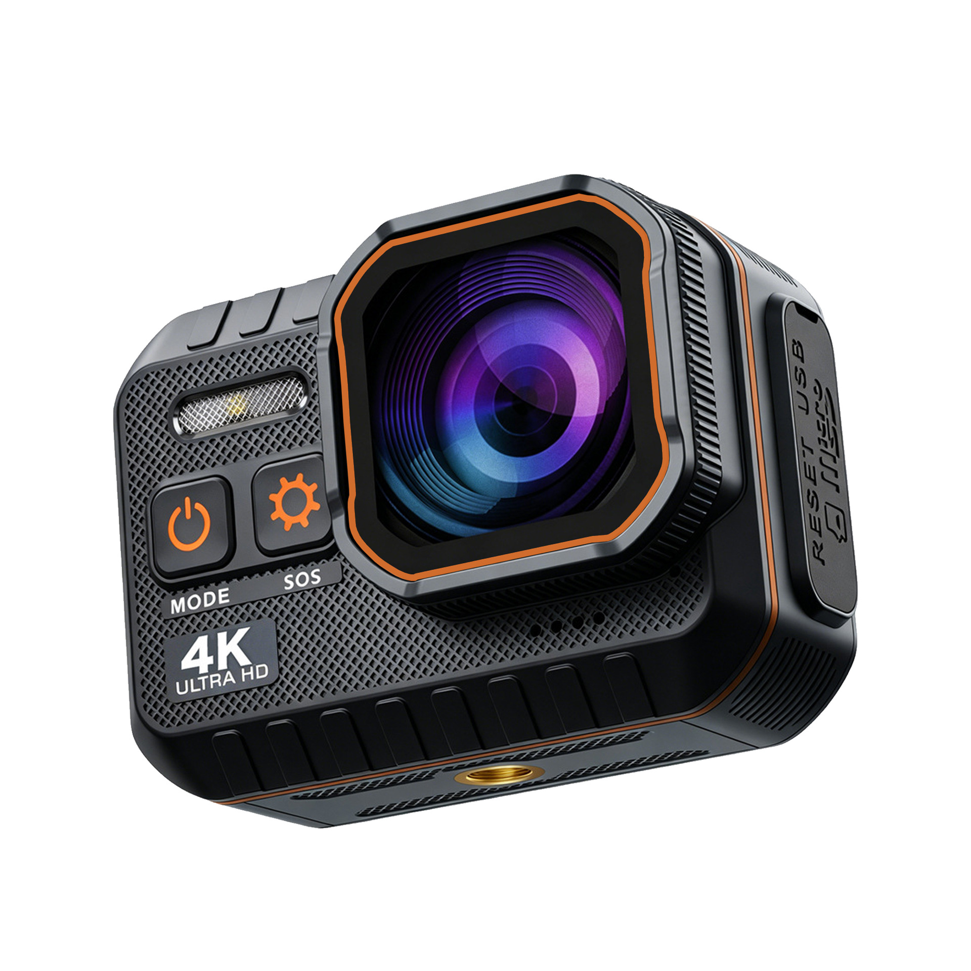 Cámara de acción 4K, grabadora para ciclismo, cámara subacuática, grabadora para vlogs al aire libre, exclusivamente para ventas transfronterizas.