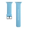 Apple style plastic head-light blue