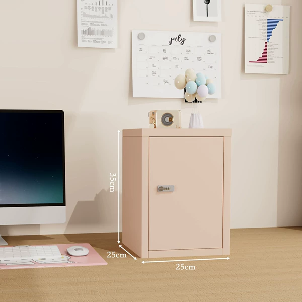 35*25*25 double layer pink [password lock]