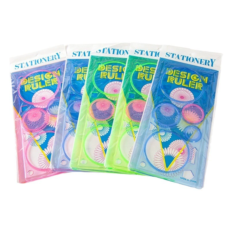 Детский и студенческий развивающий рисунок, живопись, линейка на десять тысяч цветов, костюм, линейка, креативная Волшебная линейка на десять тысяч цветов, переменная линейка для рисования