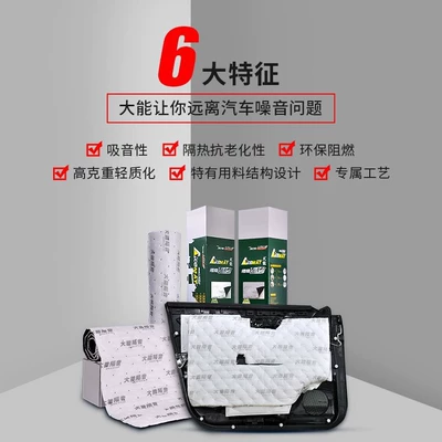 plate mute noise reduction, Car sound-absorbing cotton