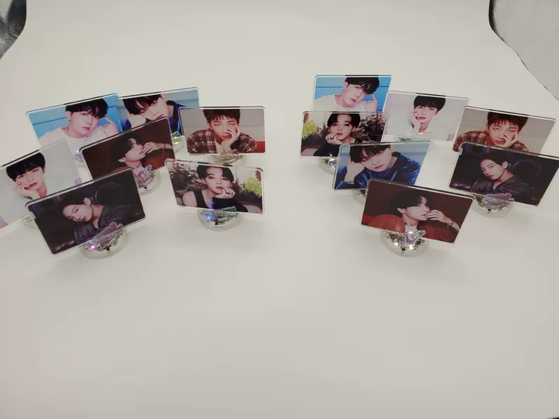 BTS новые мини настольные лампы карточки BTS новые мини настольные лампы карточки для BTS освещения акриловые подставки