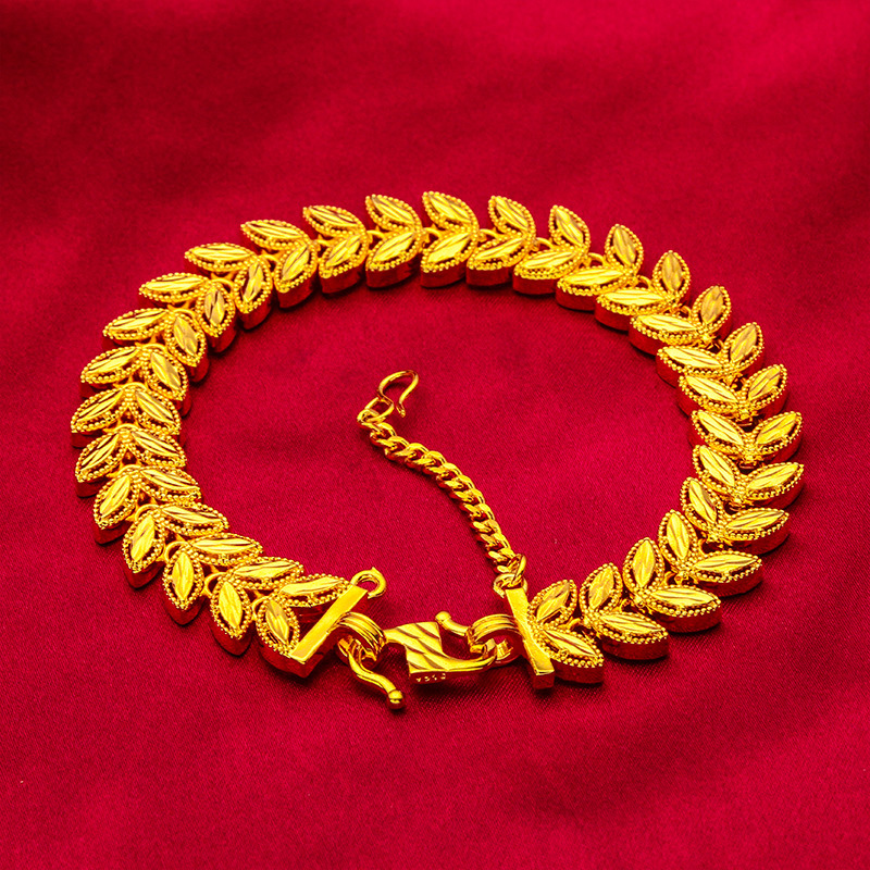 Unisex Sieraden Mode S Gesp Armband Armband Blad Tarwe Oor Armband_voghion.com
