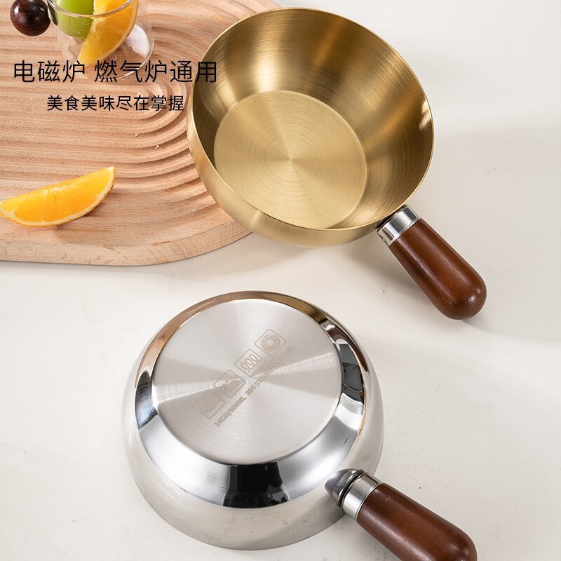 跨境批发304不锈钢小吃碗 带柄沙拉碗 带盖多用料理碗甜品泡面碗|undefined