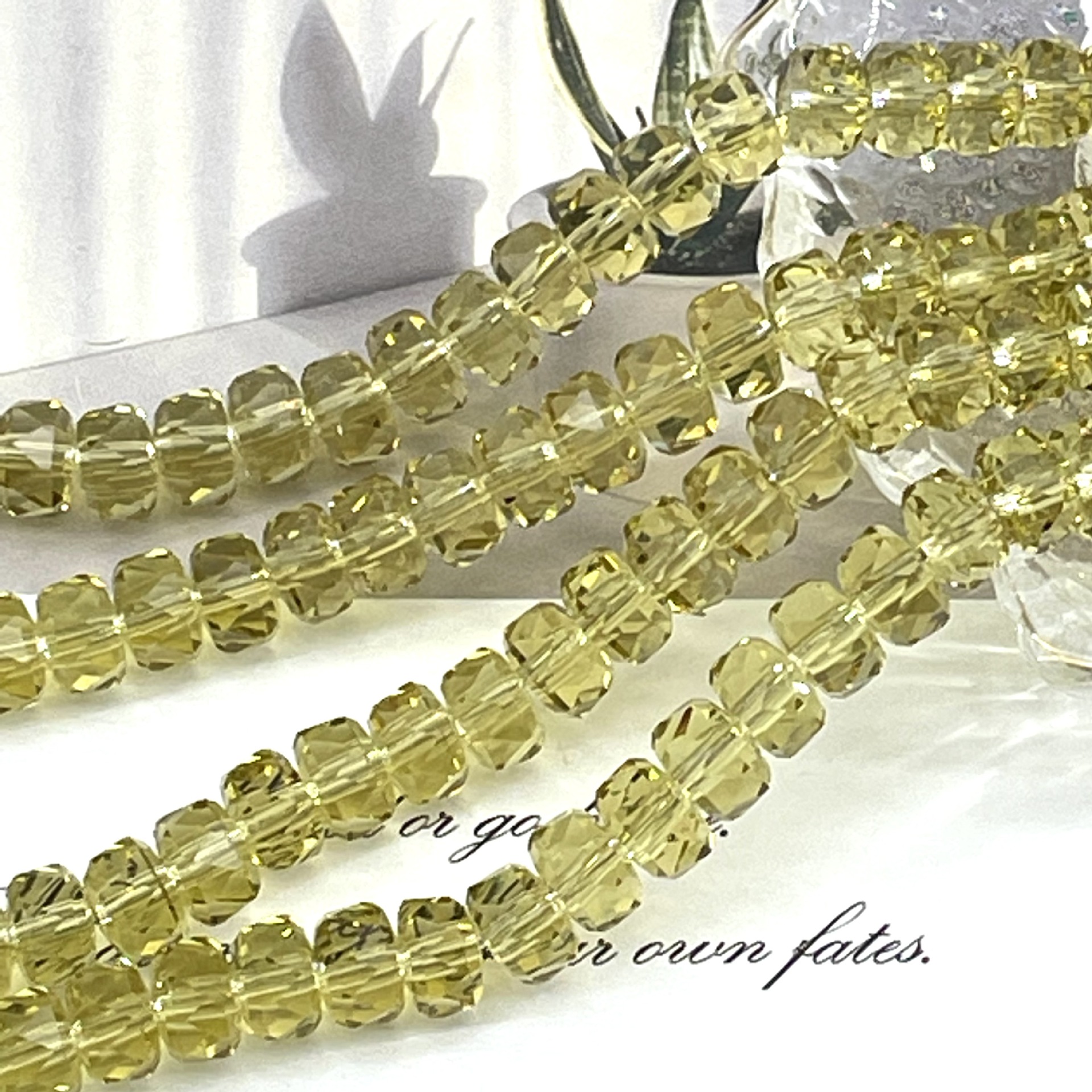 8mm Rainbow Wheel Jingjing Diy Jewelry Este embrión Vidrio Cristal Jewelry Pulsera Collar Moda Jewelry Accesorios dispersos