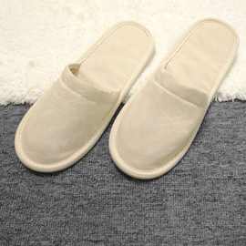 免费LOGO酒店一次性棉布拖鞋高端宾馆民宿待客旅行防滑底批发