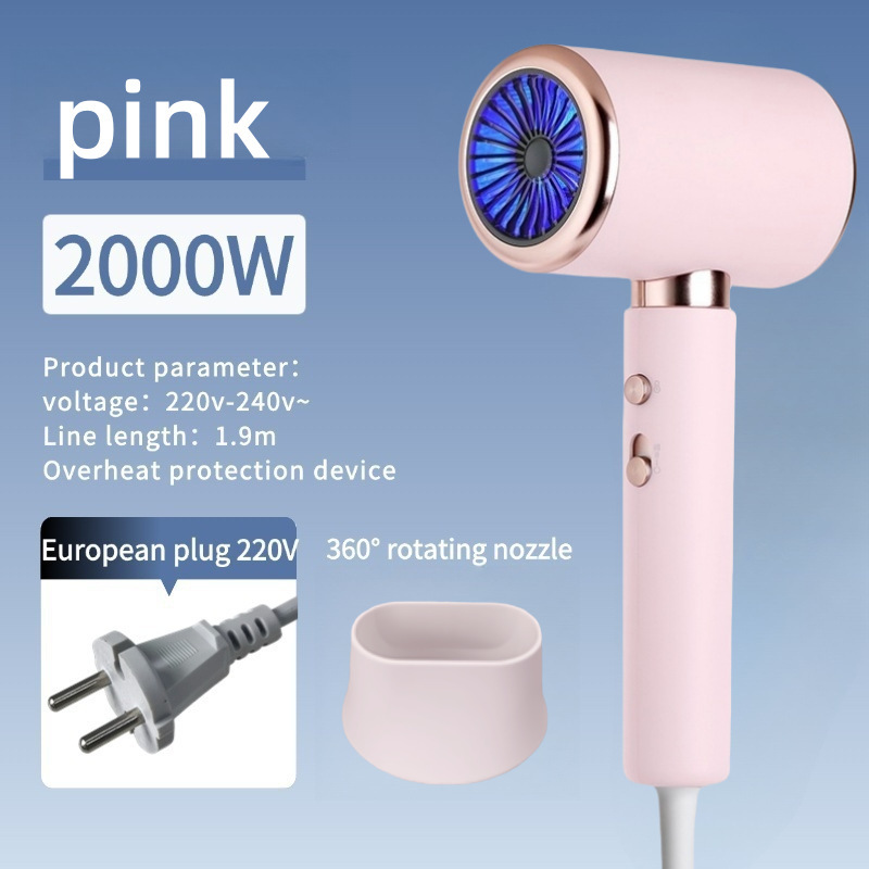 国境を越えたヘアドライヤー家庭用寮冷熱風マイナスイオンネット赤大出力ギャラリー電気ブローメーカー卸売り|undefined