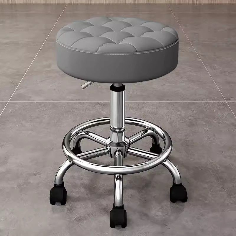 Taburete de belleza, polea de elevación rotativa, taburete de computadora, taburete de manicuría, taburete redondo, peluquería, silla giratoria, salón de peluquería especial