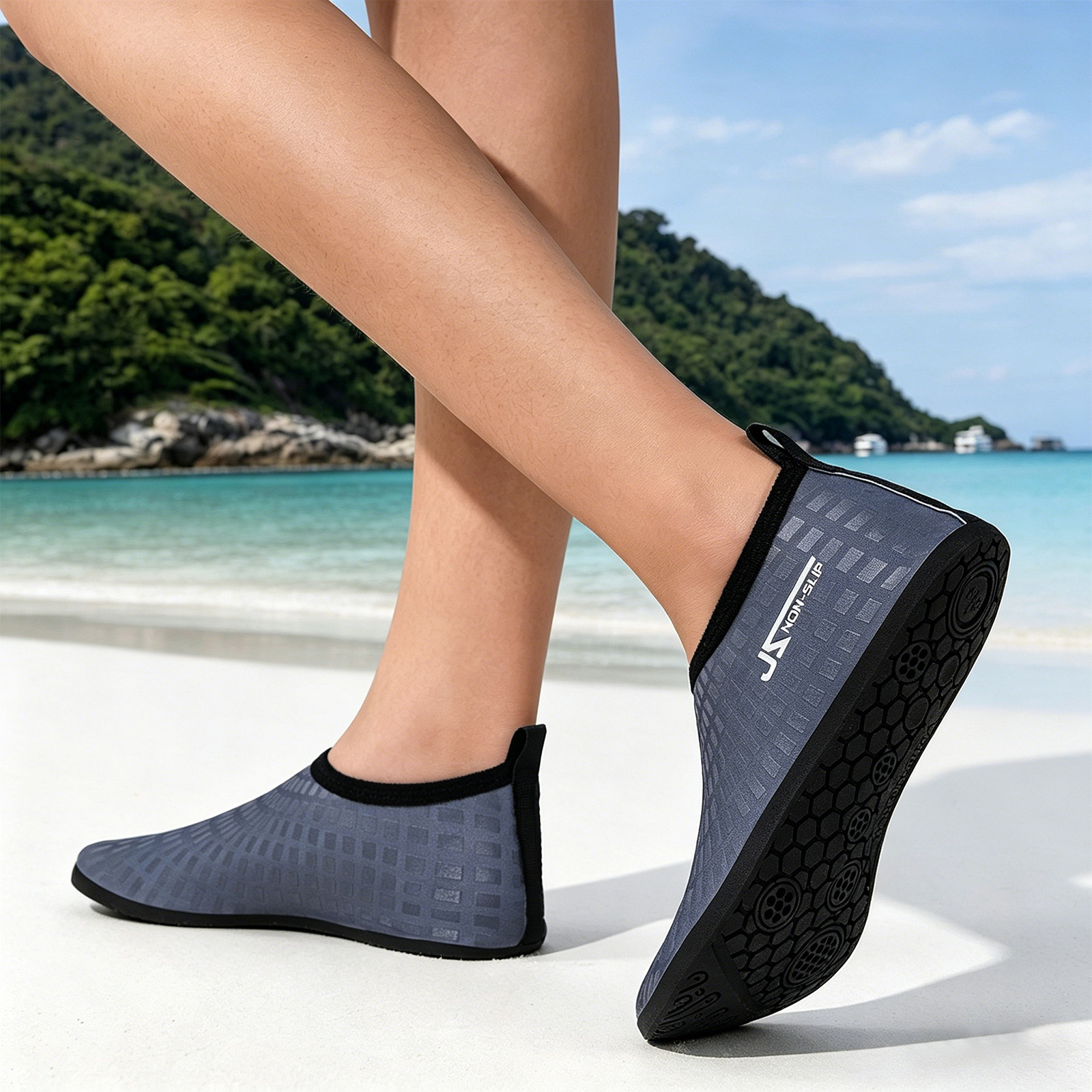 Zapatos de baño transfronterizos zapatos de buceo zapatos de playa al aire libre pareja zapatos de trekking de altura ancha