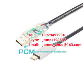 USB A转USB C串口线带原装进口FTDI芯片串行连接线