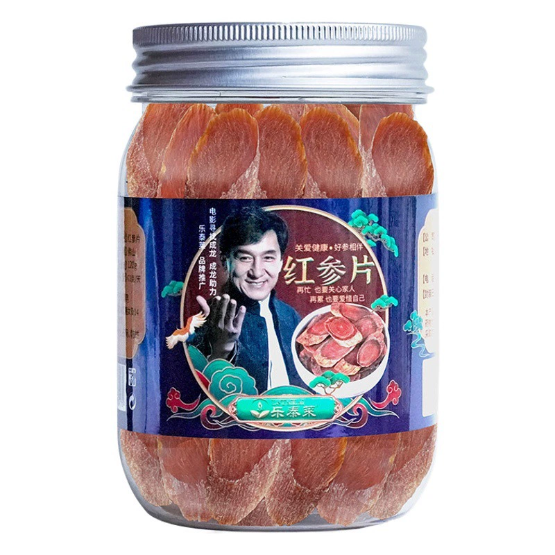 Цзилинь Чанбай Гора без сахара кусочки красного женьшеня северо-восток специальные отобранные кусочки 120 г в бутылках прямые продажи с фабрики