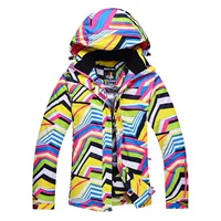 Хлопок новый лыжный костюм для женщин зимой открытый шпон двойной доски лыжная одежда теплая и утолщая