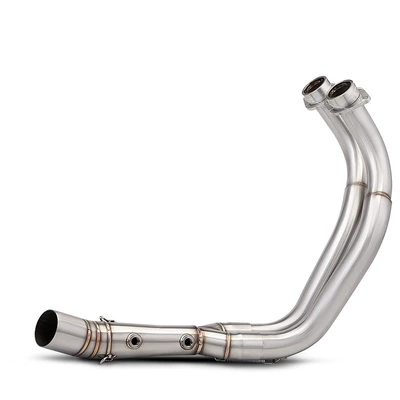 Yamaha MT-07 XSR700 14-25 Motorcycle Modified Exhaust Pipe Front Section MT07 Exhaust Pipe Tail Tip (Motorcycle exhaust pipe) - dual-oxygen-transmission-stainless-steel-front-section