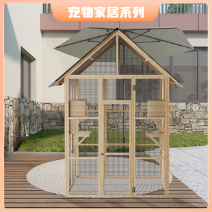 Indoor Cat Cage, Multi-Cat, Extra-Large Free Space, Cat House Cage, Luxury Outdoor Cat Room Cage, Villa, Sun Protection, Rain Protection and Warmth