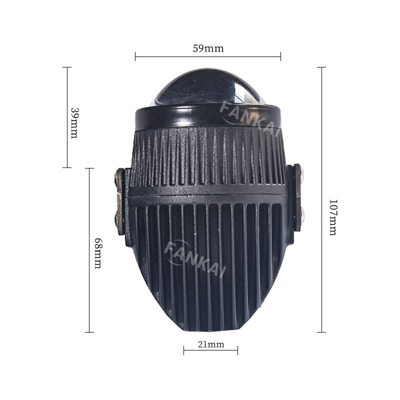2.0 Pulgada doble luz LED lente de lámpara de niebla para soporte de elevación universal para automóviles a prueba de agua de lejos y cerca image 4