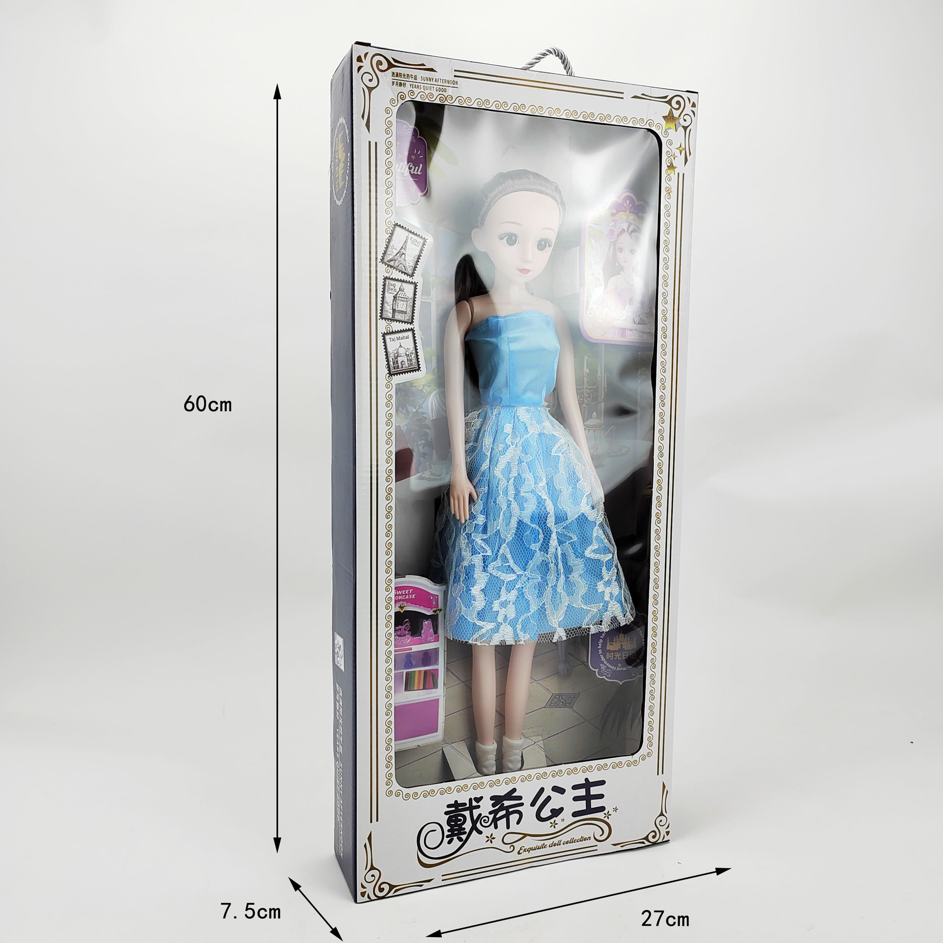 (2개) 60CM 다양한 옷 원피스 바비 변수 공주 인형 소녀 놀이 장난감 훈련 코스 선물 도매