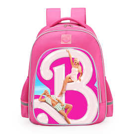 2023新款Barbie公主书包女小学生1-2-3-4年级韩版芭比公主儿童包