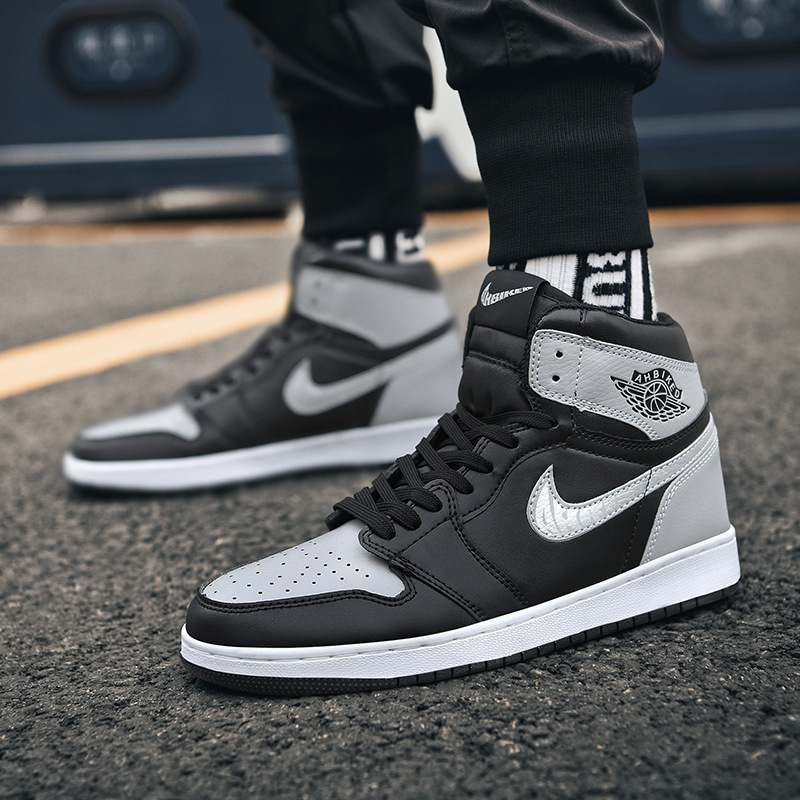 aj メンズシューズハイトップリバースパンダ本物のバスケットボールシューズ莆田 aj1 スポーツスニーカー学生カジュアルシューズカップルシューズ|undefined