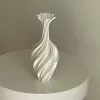 25 см, шёлковый, белый, 46 г, скрученная ваза