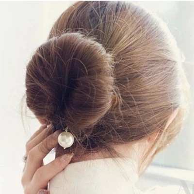 Korean pearl hairpin hair accessories, Japanese and Korean jewelry bud head, ball head, sponge princess hairpin hair tool