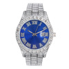 Women's watch for leisure, watch strap, calendar, swiss watch, quartz men's watch, diamond encrusted