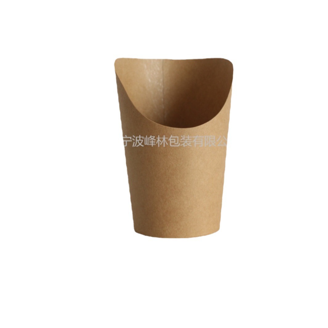 Papel kraft huevo, taza de papas fritas gruesas, taza de helado, taza de papel kraft, taza de fideos de comida rápida