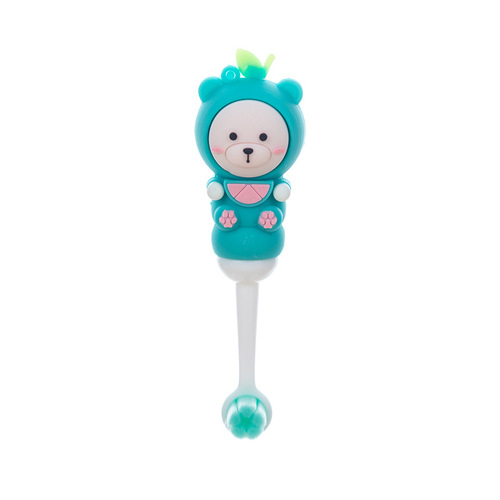Dora the Bear Kids' Dense Soft bristle toothbrush cartoon bear 3D toothbrush thick handle brush cute design 6411