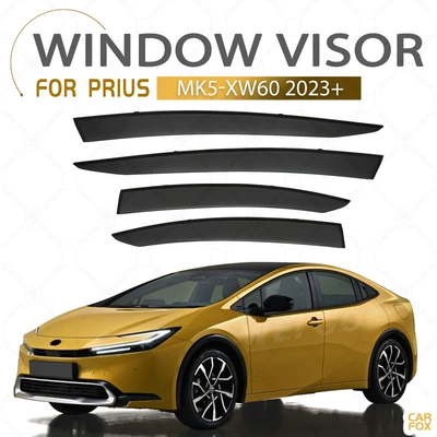 For Toyota PRIUS Rain and Sunny Windshield Car Window Rain Eyebrow Side Window Deflector PRIUS Window visor