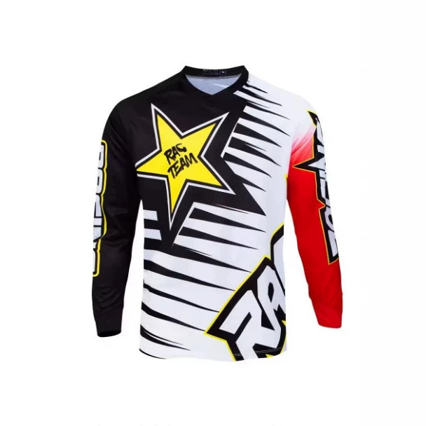 Bicycle Downhill Jersey Off-Road Motorcycle Race Shirt Quick-Dry Mountain Bike T-Shirt