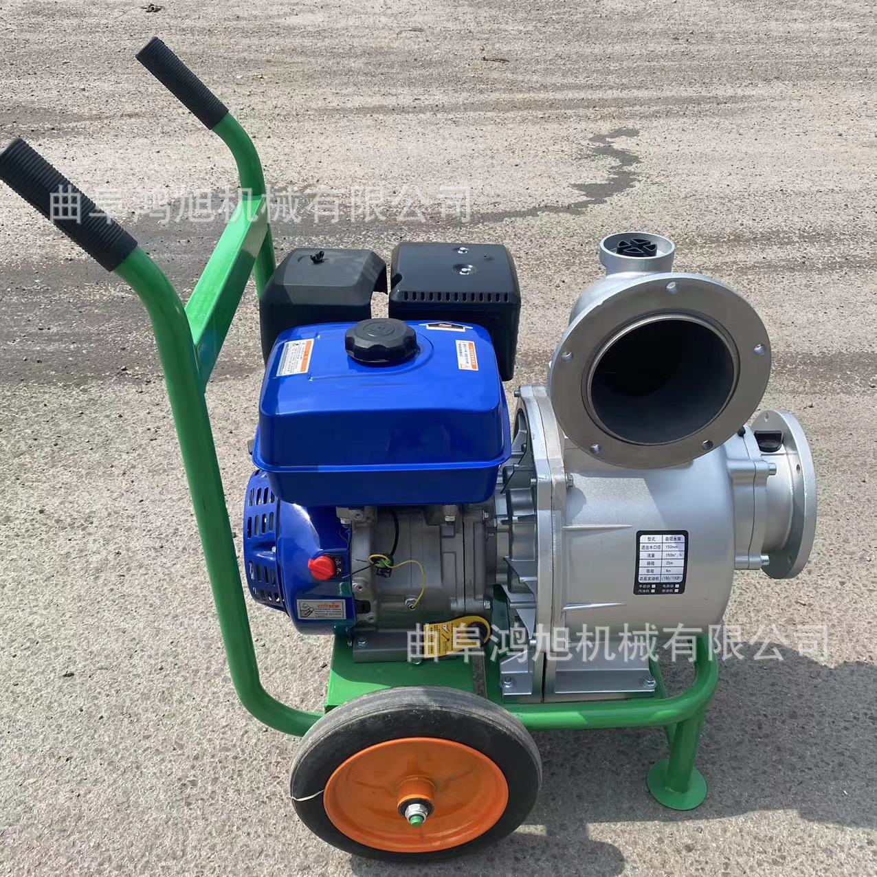 柴油15马力抽水泵 工业排污浇地混流泵 高扬程喷灌机自吸泵