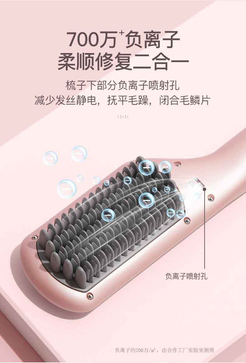 供应 永东HS-8009液晶显示电夹板直发梳电夹板美发器烫拉直板